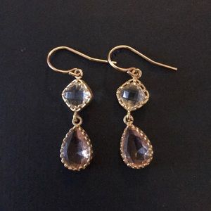 Gold and Blush Earrings